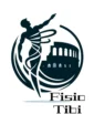 Logo di Fisioterapia Domiciliare a Roma con un disegno stilizzato di una figura umana e il Colosseo, simbolo di assistenza fisioterapica a domicilio.